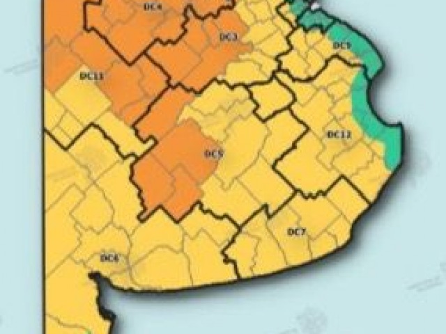Alerta naranja por tormentas para este sbado